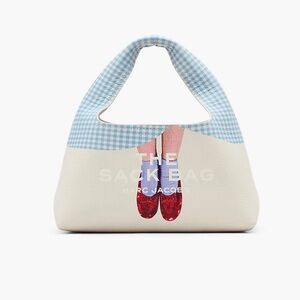 The ruby slippers leather mini sack bag